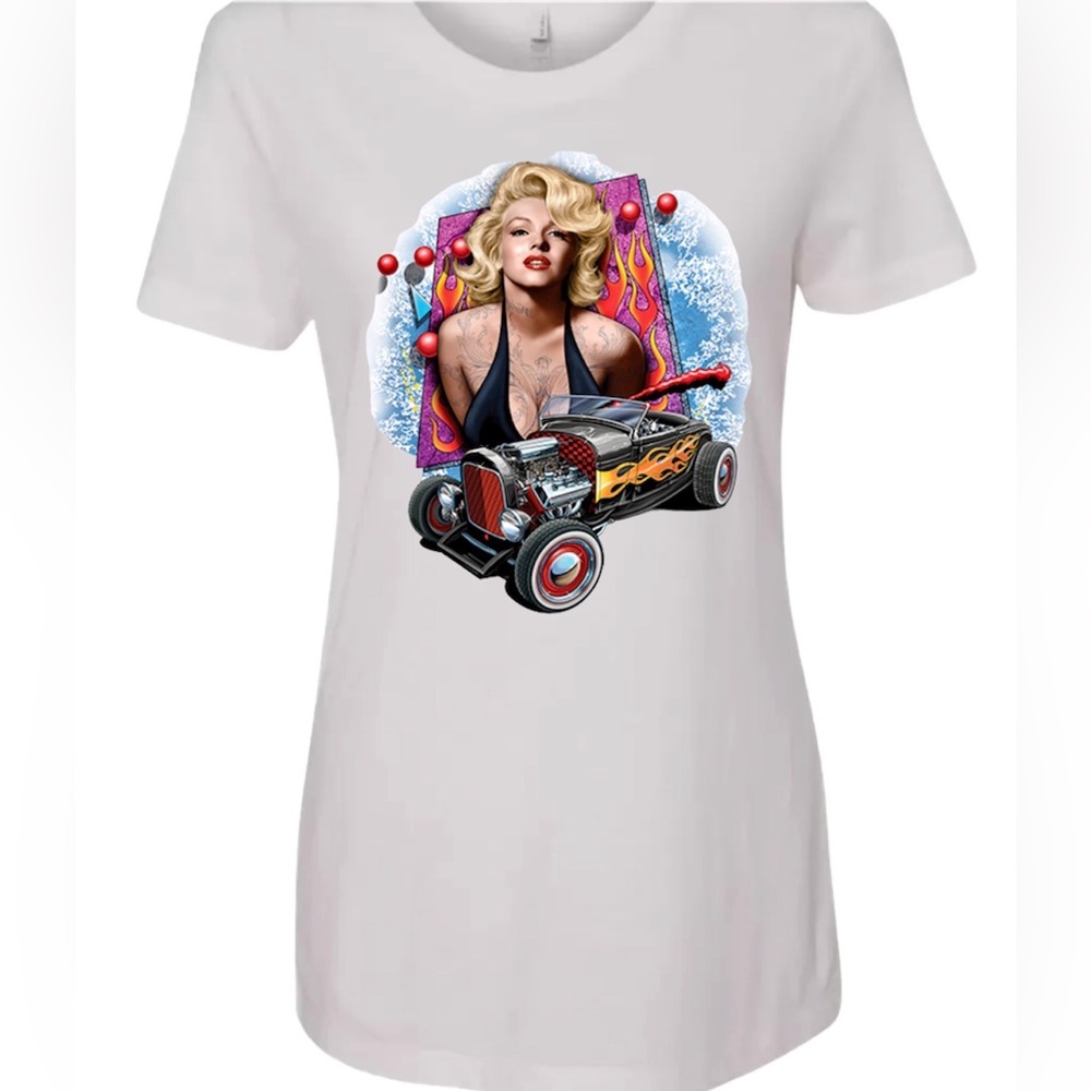 Marilyn Monroe Classical Car Shirt